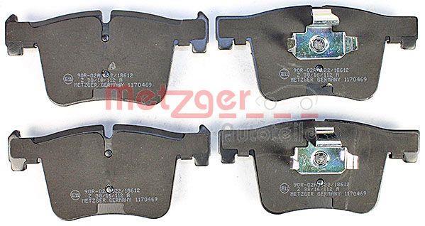 Jeu de 4 plaquettes de frein METZGER ref. 1170469